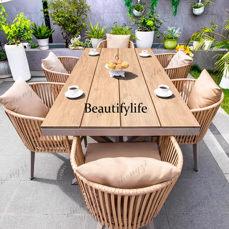 Kids Outdoor Furniture Set - Dış Mekan Masa Takımı Döşemeli Bahçe