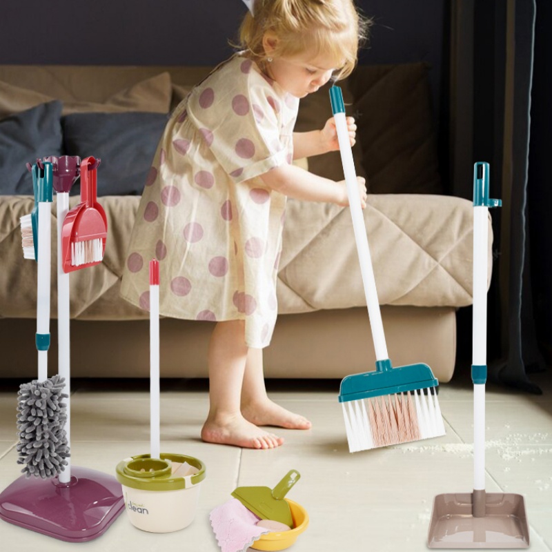 Kids Outdoor Broom - Çocuklar Simüle Yaşam Temizlik Oyuncakları çocuk