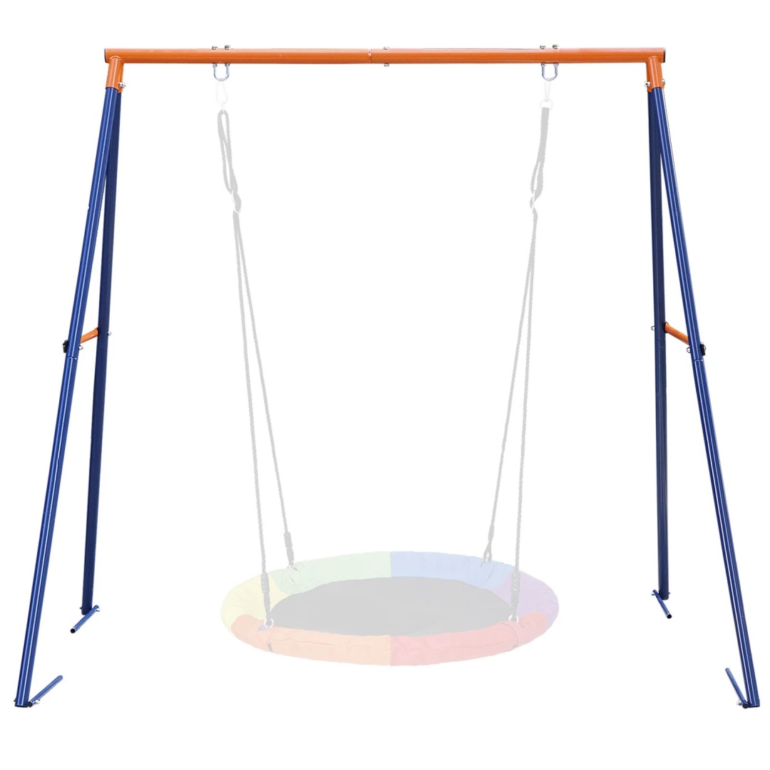 Kids Outdoor Furniture Set - Ağır Hizmet Tipi A-Çerçeveli Salıncak Seti,