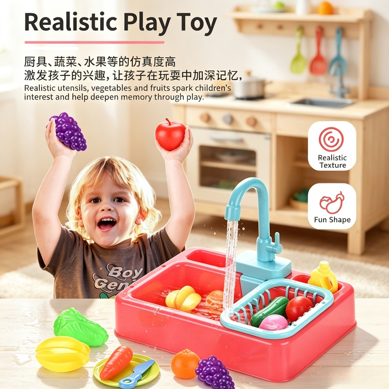 Mutfak Oyuncak Plastik Bulaşık - Kids Outdoor Kitchen Accessories incelemesi ve fiyatı