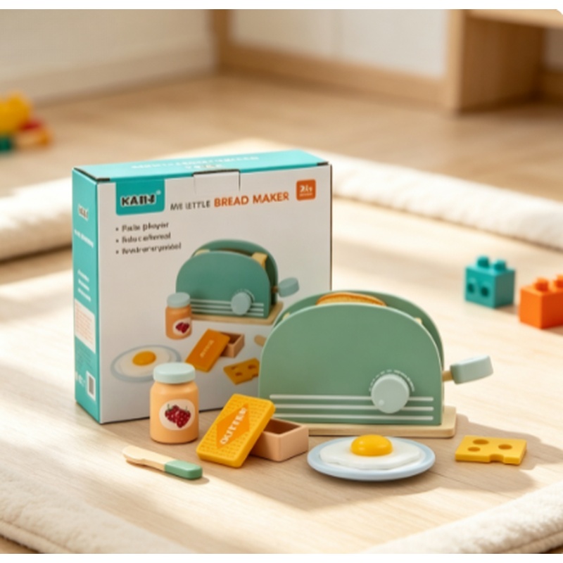 Ahşap Simülasyon Tost Makinesi - Kids Outdoor Kitchen Accessories incelemesi ve fiyatı