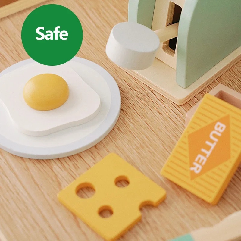 Ahşap Simülasyon Tost Makinesi - Kids Outdoor Kitchen Accessories incelemesi ve fiyatı