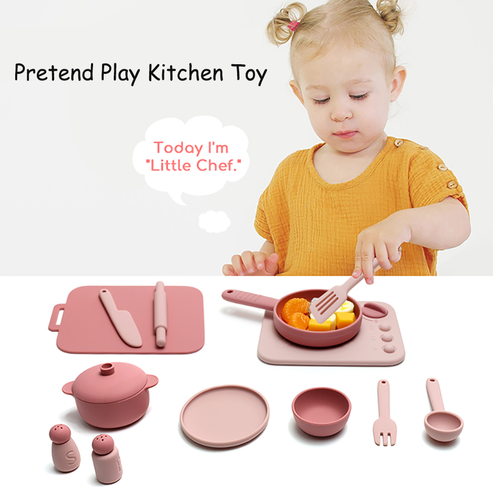 13 Parça Silikon Mutfak Oyunca - Kids Outdoor Kitchen Accessories incelemesi ve fiyatı