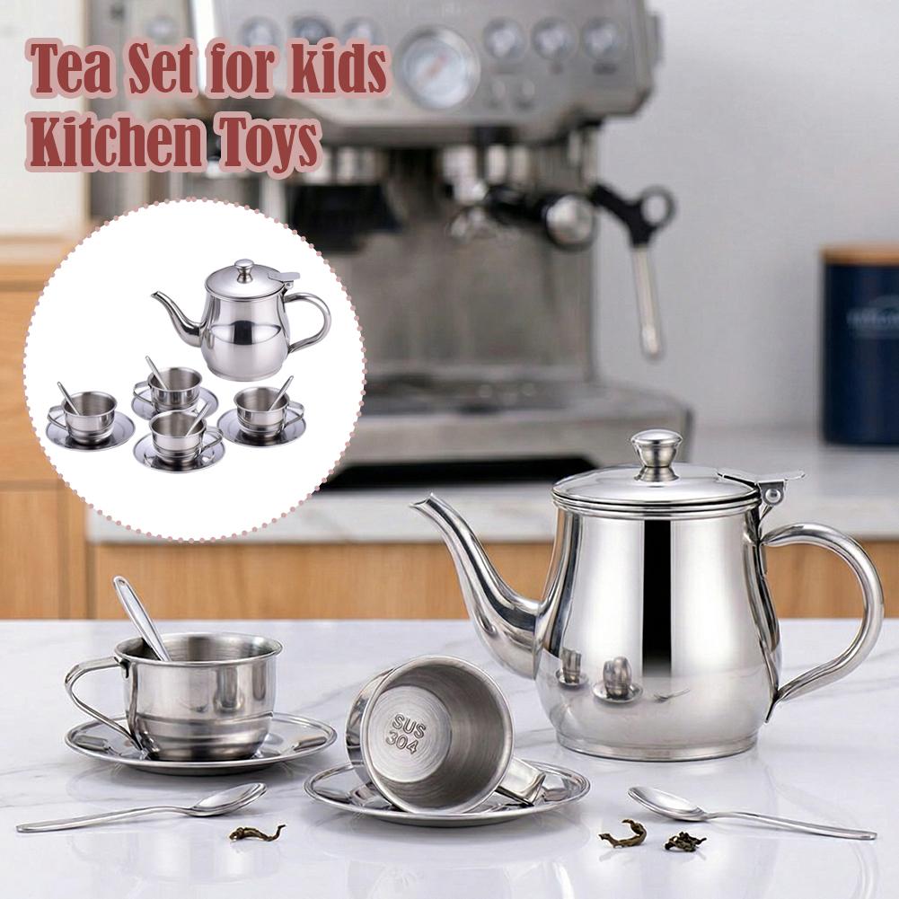 Çocuklar Paslanmaz Çelik Çay S - Kids Outdoor Kitchen Accessories incelemesi ve fiyatı